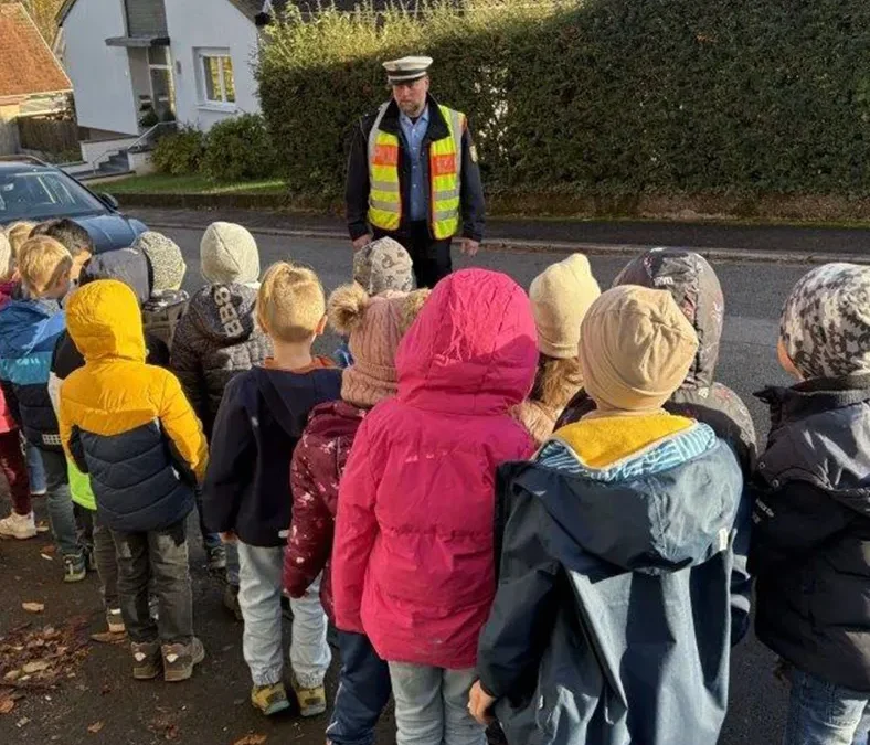 Verkehrserziehung der besonderen Art an der Grundschule Eppelborn